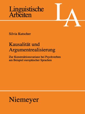 cover image of Kausalität und Argumentrealisierung